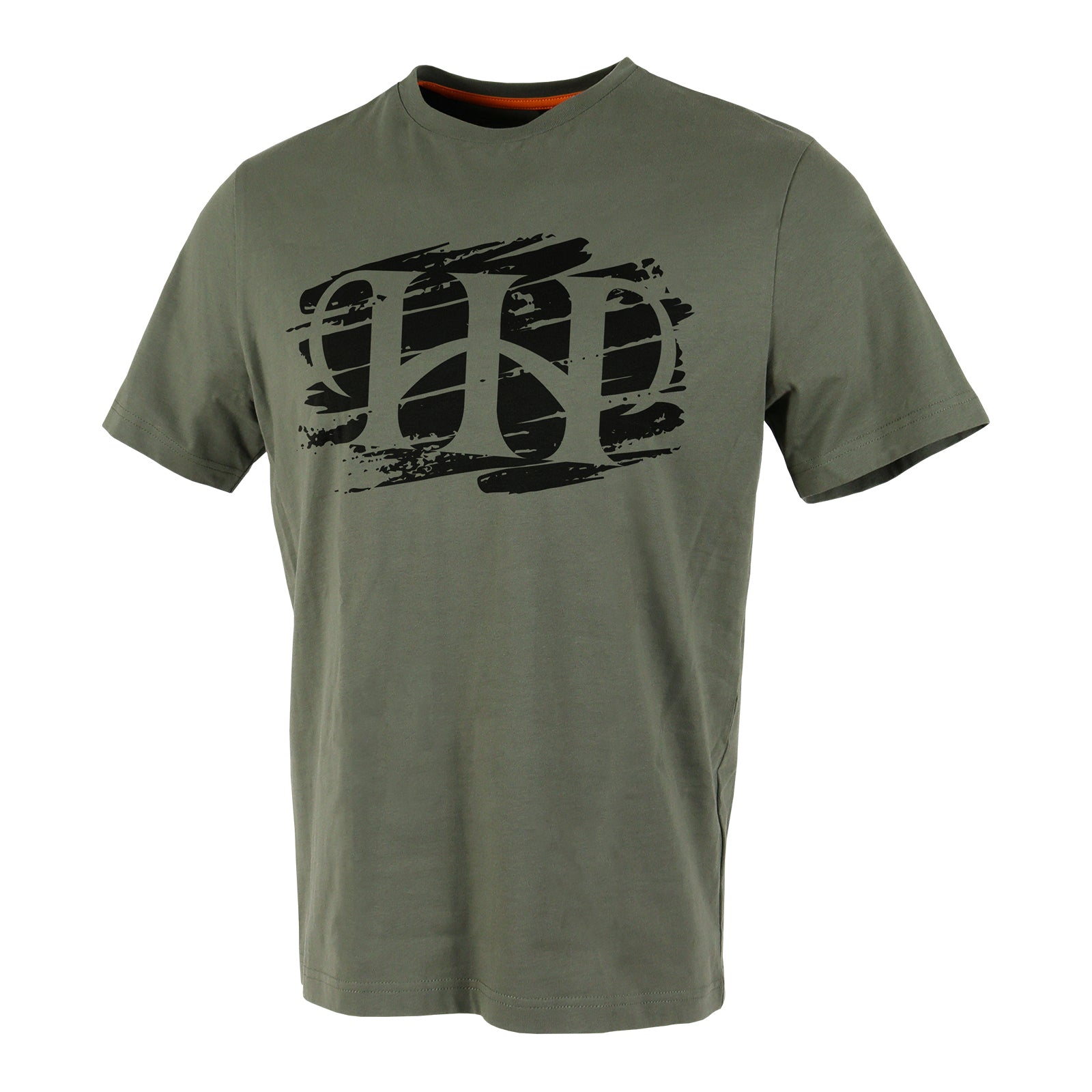 T-Shirt mit Logo Brush