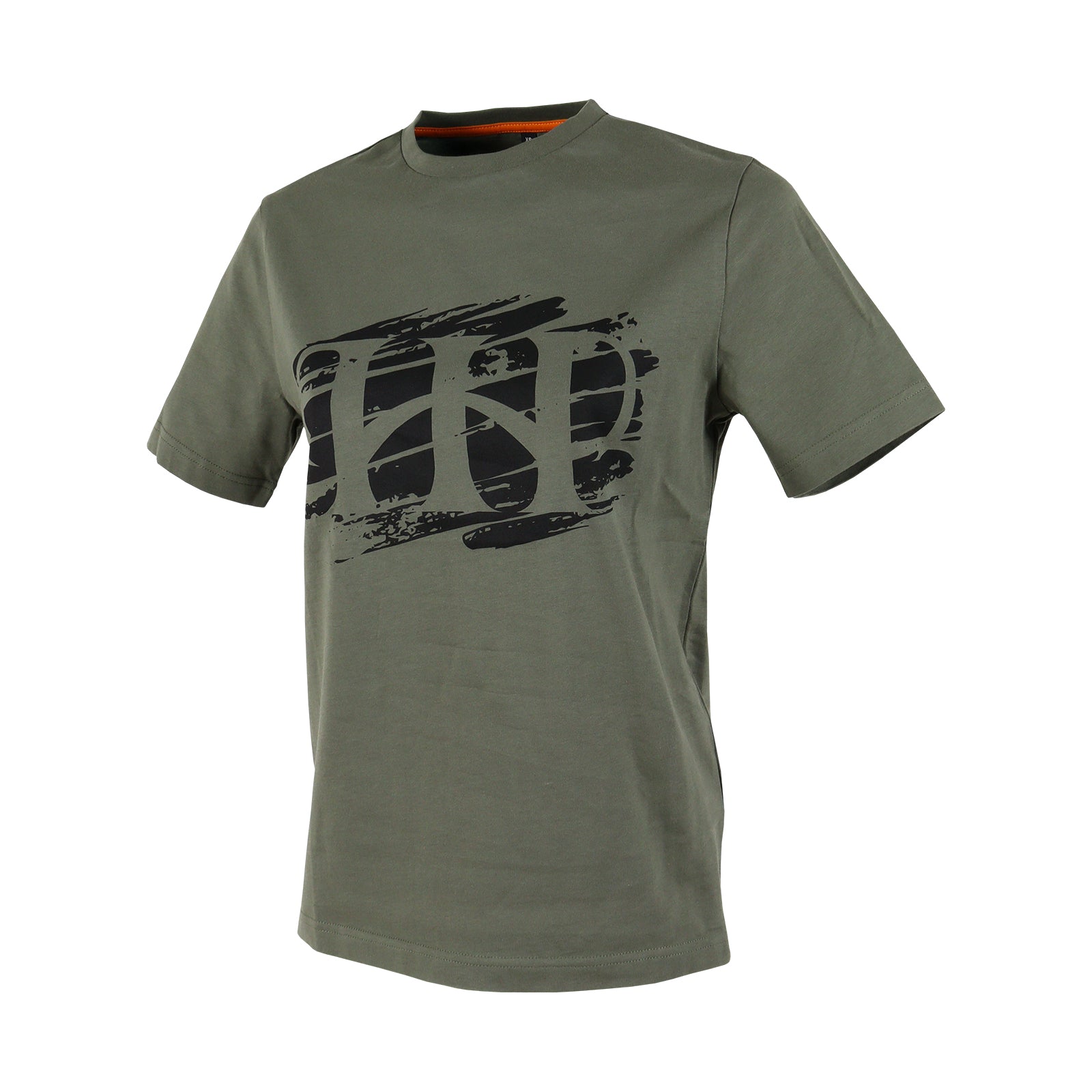 T-Shirt mit Logo Brush